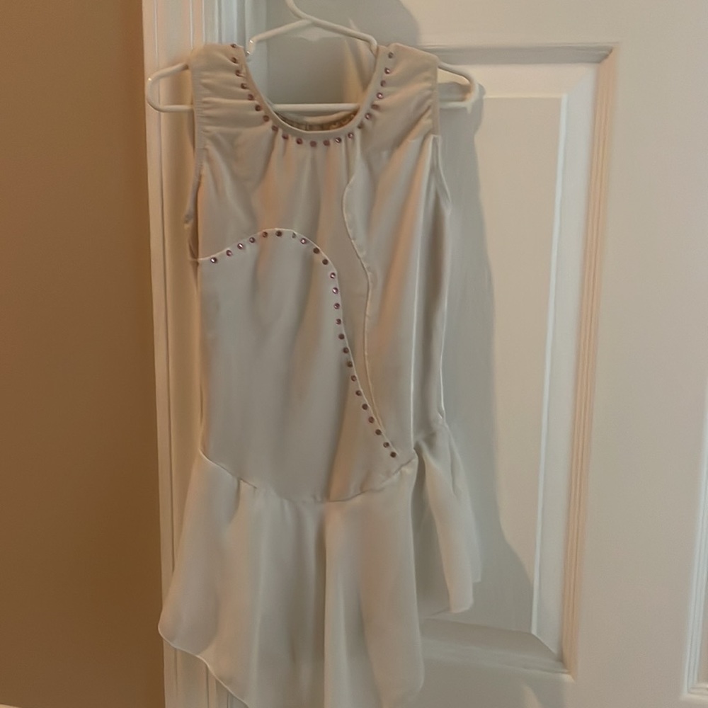 Youth skating dress, used for competitions and recitals